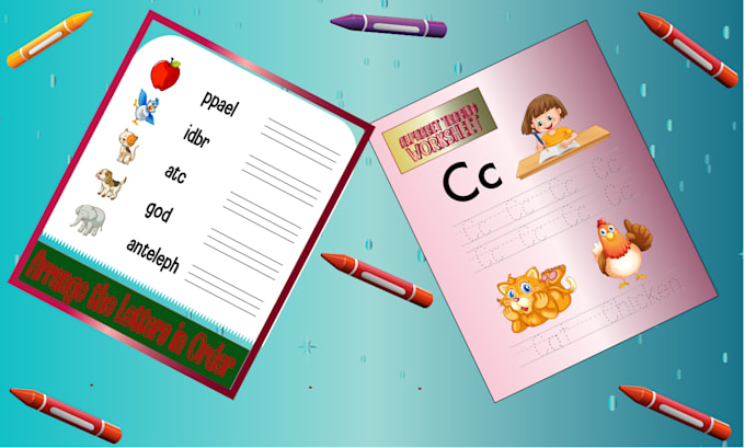 Design custom worksheets and activity book for kids by Sadiasadaf229 ...
