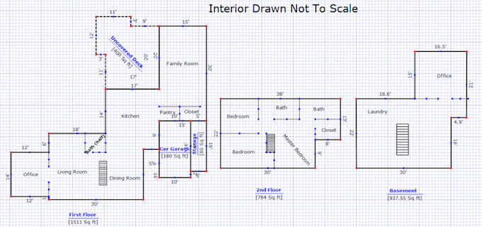 sketch floor plans using total by la mode for your appraisal