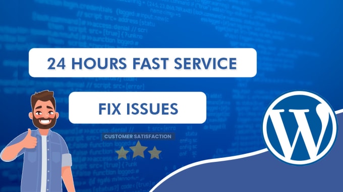 fix wordpress website issues, bugs or critical errors