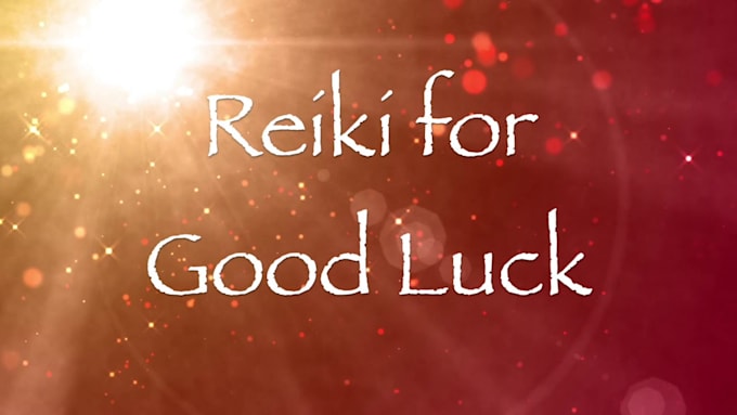 send good luck manifesting reiki healing
