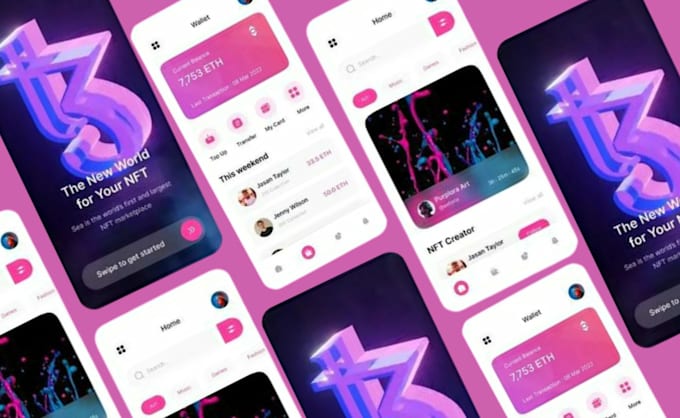 make modern ui ux design for website, mobile app and dashboard design