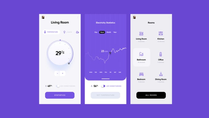 Do mobile app ui design or any ui ux design in figma by Mglurd | Fiverr