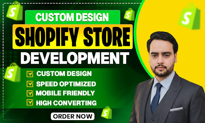 build shopify website, shopify store design and development