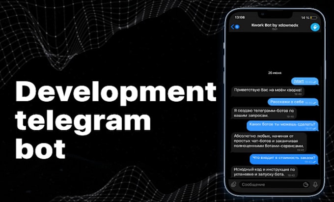 Development telegram chat bot by Xdownedx | Fiverr