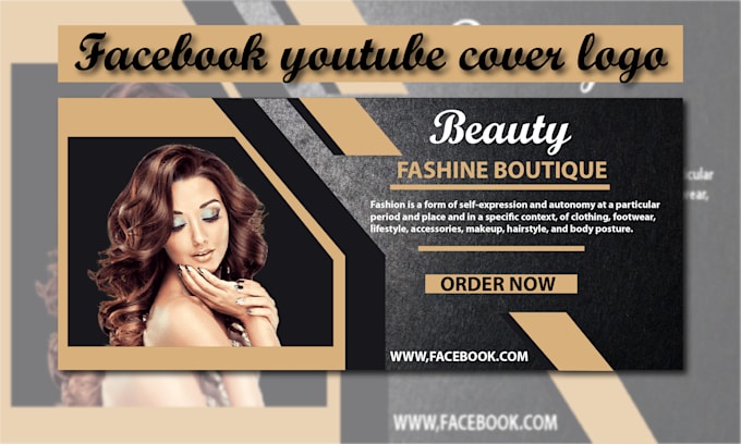 do professional stylish facebook cover logo, banner design