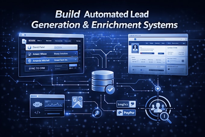 build automated lead generation, enrichment systems