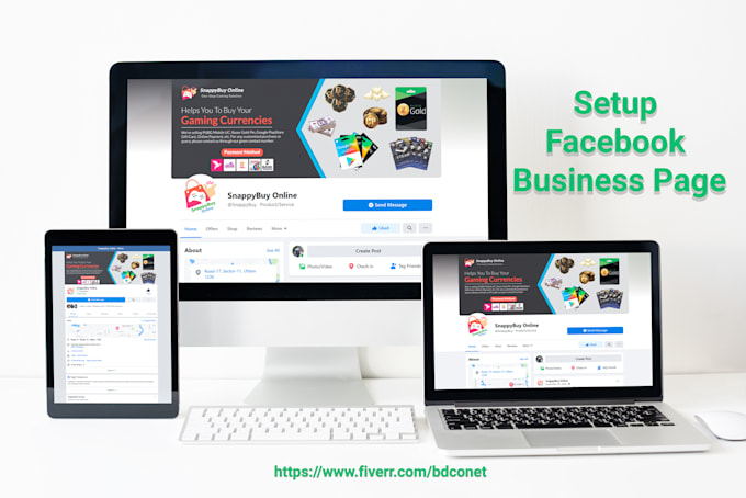 setup eye catching facebook business page