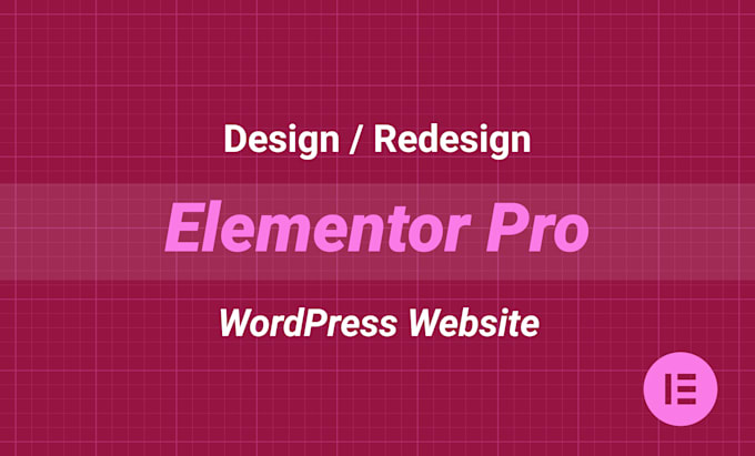 design wordpress website with elementor pro