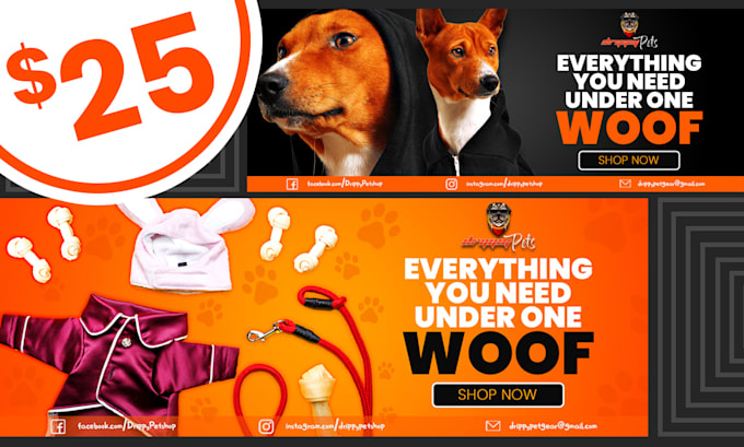 Design an awesome banner in 24 hours by Yelmarie1994 | Fiverr