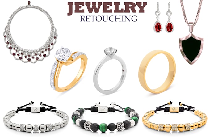 do high end jewelry retouching and photo editing