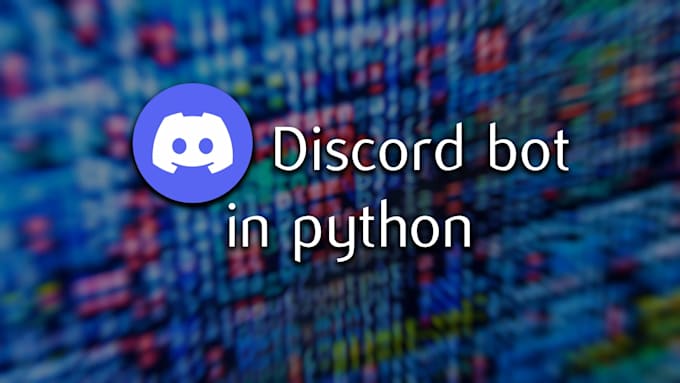 Create a discord custom bot for you by Kouno89 | Fiverr