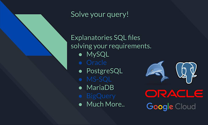 Help you with any sql querying issue by Nicovulmos | Fiverr
