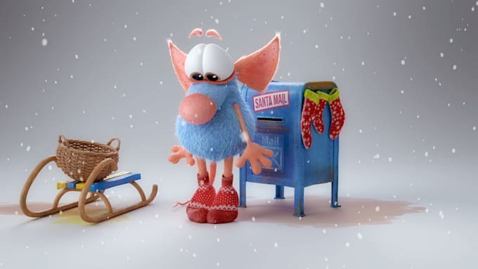 customize this christmas and new year greeting video
