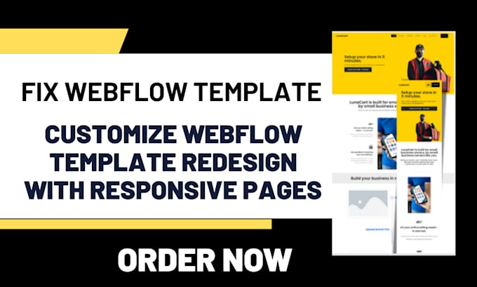 Fix webflow template customize webflow template redesign with