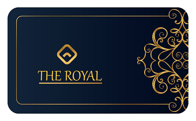 design stylish stunning visiting card, business card, name card, spot gold foil