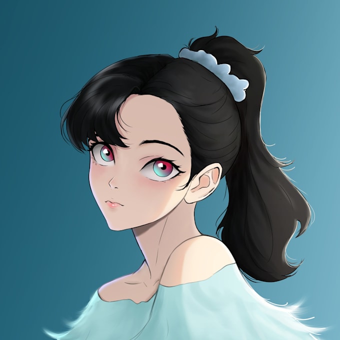 draw anime art or avatar for your pfp