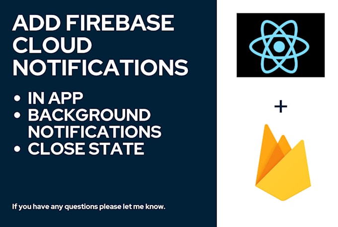 add firebase mobile notifications for react native both platforms