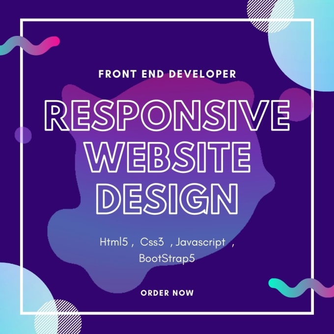 Create static website with html and css by Muawwizbilal | Fiverr