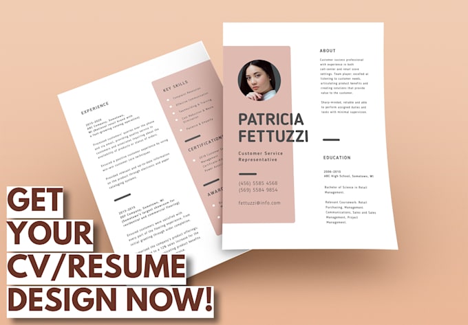 make cv and resume design
