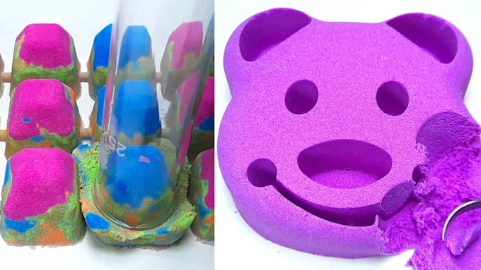make fresh kinetic sand asmr shorts for youtube and other