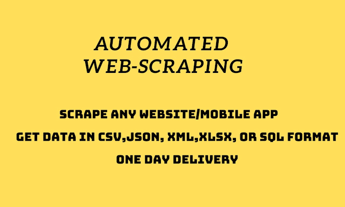 Get you web scraping and data extraction using python by Francischritin ...