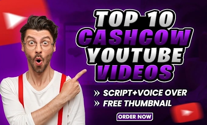 make top 10  faceless cash cow youtube videos