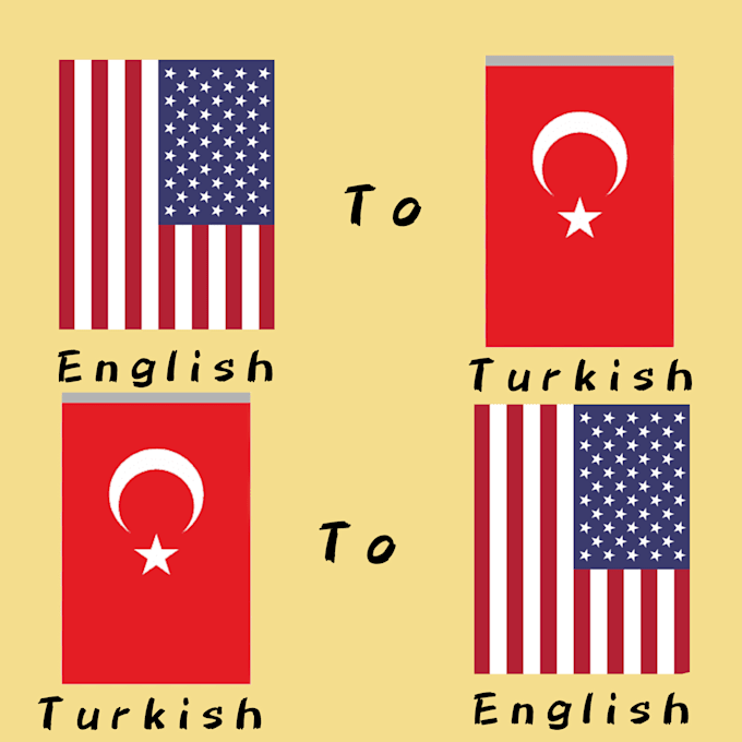 Translate from turkish to english and english to turkish by