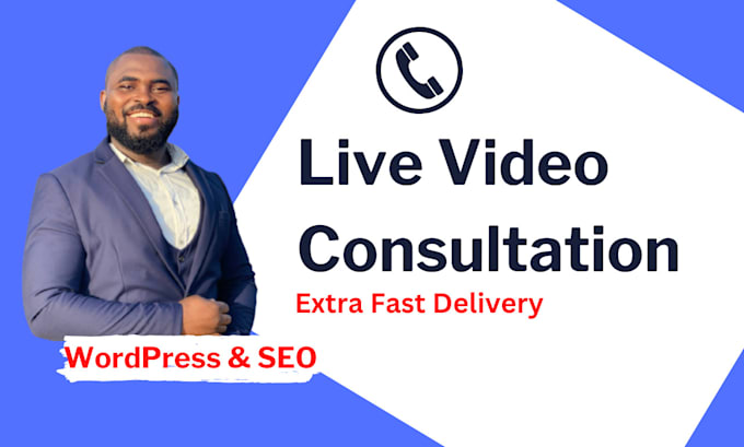 give you live video call wordpress website consultation