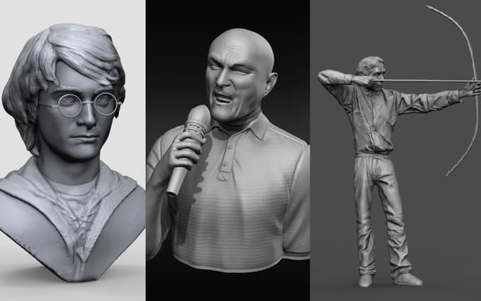 Sculpt 3d printable miniatures tabletop games for printing by Larumaru