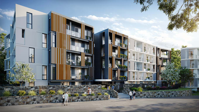create photorealistic architectural 3d rendering