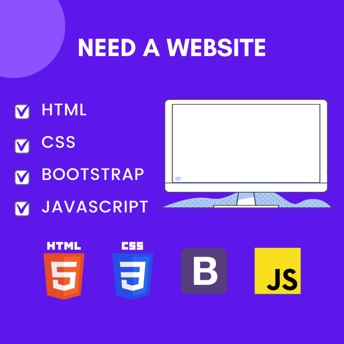 Create website using html, css and javascript by Ahmad_hayat1 | Fiverr