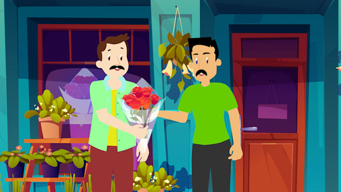 create 2d story animation video