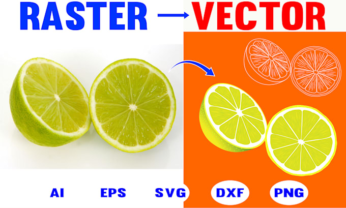 convert drawing into digital art, vector tracing logo and image