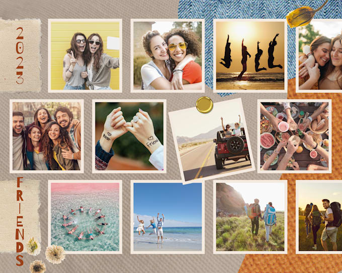make photo collage, photo slideshow video, photo montage