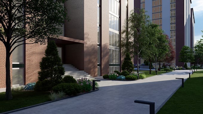 convert your 2d house plan in a 3d building