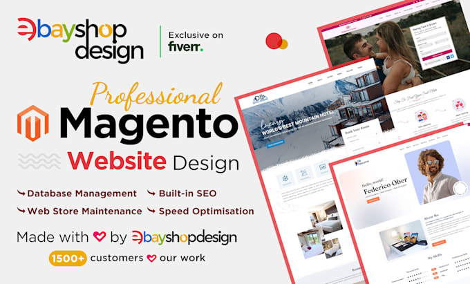 do magento website design, responsive and SEO friendly website