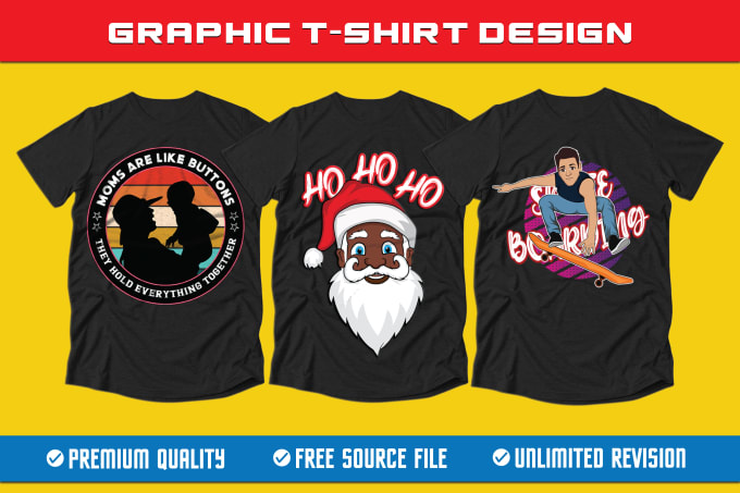 create custom graphic t shirt clothing design