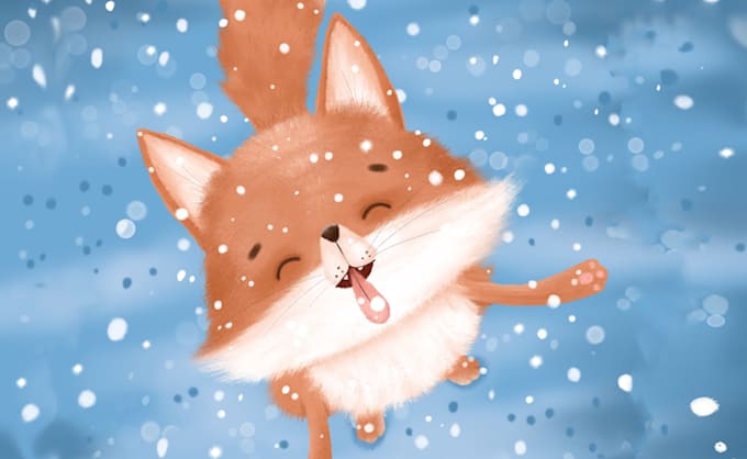 draw cute, whimsical animal illustrations for kids books