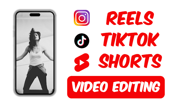 edit instagram reels, tiktok, youtube shorts