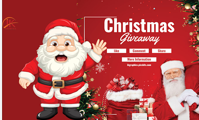 create christmas banner designs with santa claus