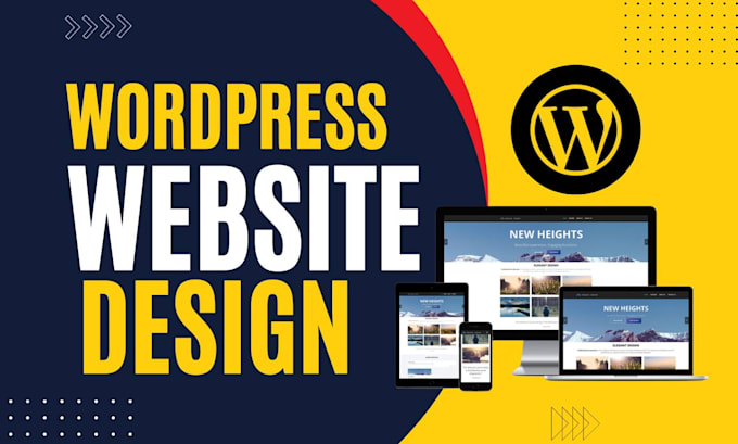 develop responsive wordpress website design or redesign business website