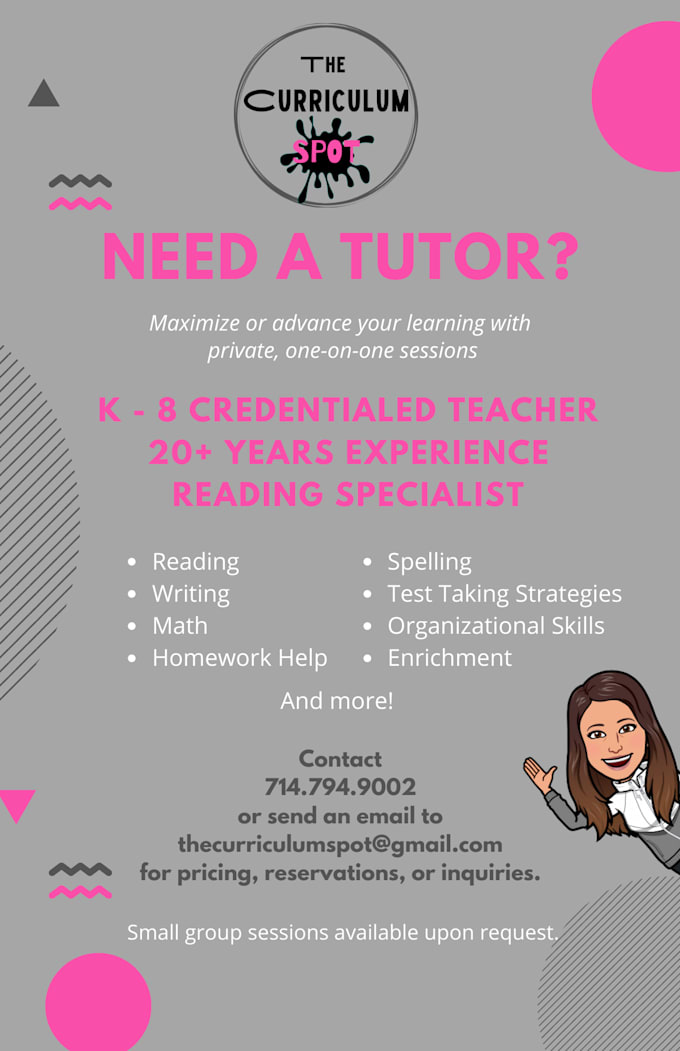 tutor your child prek through 6th grade