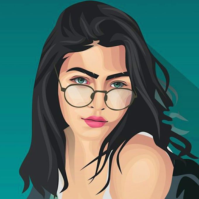 Turn your portrait into vector art by Johanikabligna Fiverr
