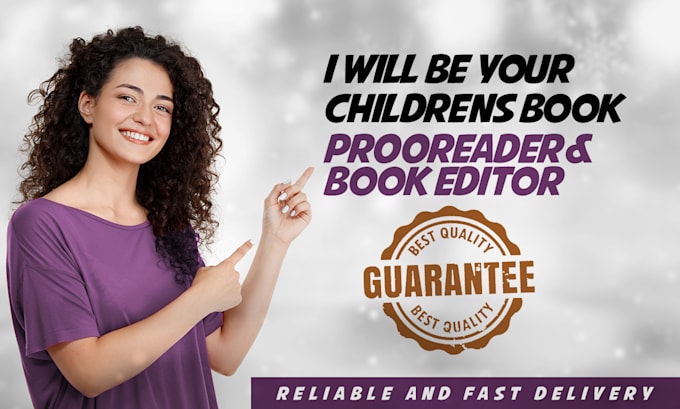 do a professional children book proofreading, book editing