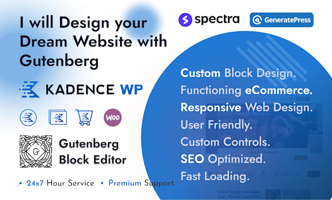 create gutenberg website, kadence wordpress website, kadence blocks, kadence pro