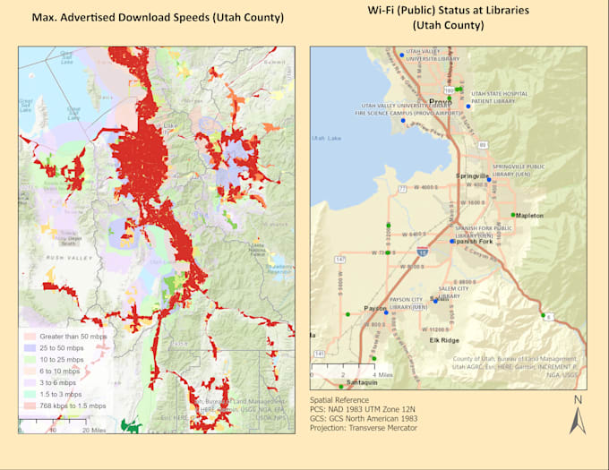 perform gis analyses using arcmap and arcgis pro software