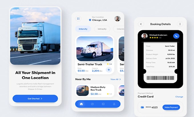 build mechanic app, car wash app, truck booking app car repair app