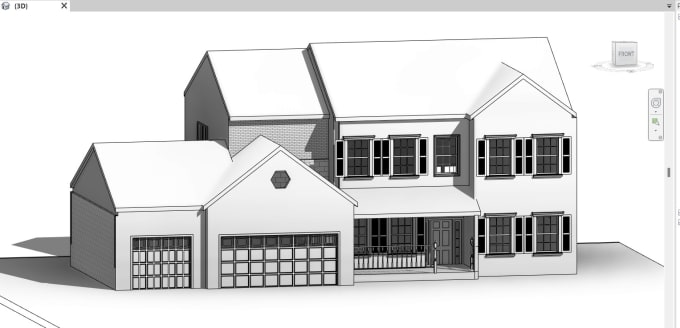 draft your project in revit 2025,2024 or any version