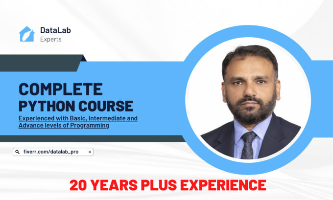 Be your python tutor by Datalab_pro | Fiverr