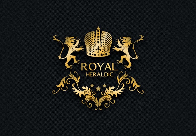 do luxury heraldic or family crest logo design